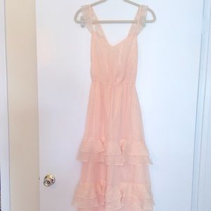 Peach Maxi Dress